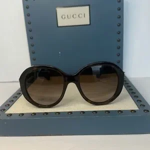 Gucci | Accessories | Gucci Brown Gradient Oval  display picture 3